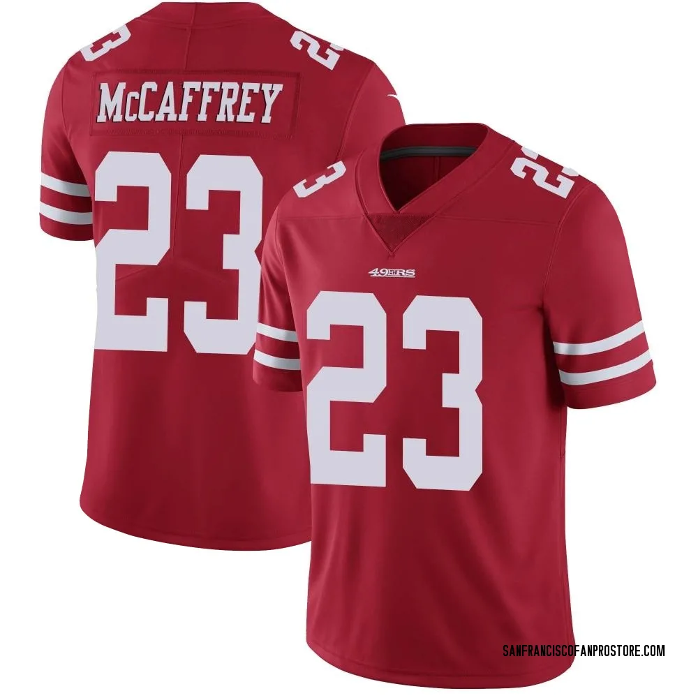 Youth Limited Christian McCaffrey San Francisco 49ers Red Team Color Vapor Untouchable Jersey